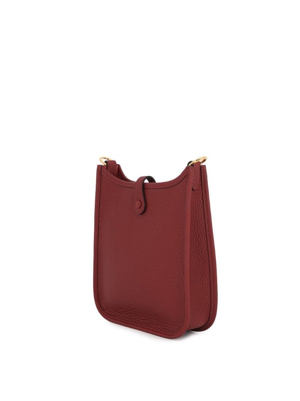 Hermes Shoulder Bag Evelyne TPM 111 cm Amazon Rouge Ash Gold Taurillon Clemence - Picture 2 of 6